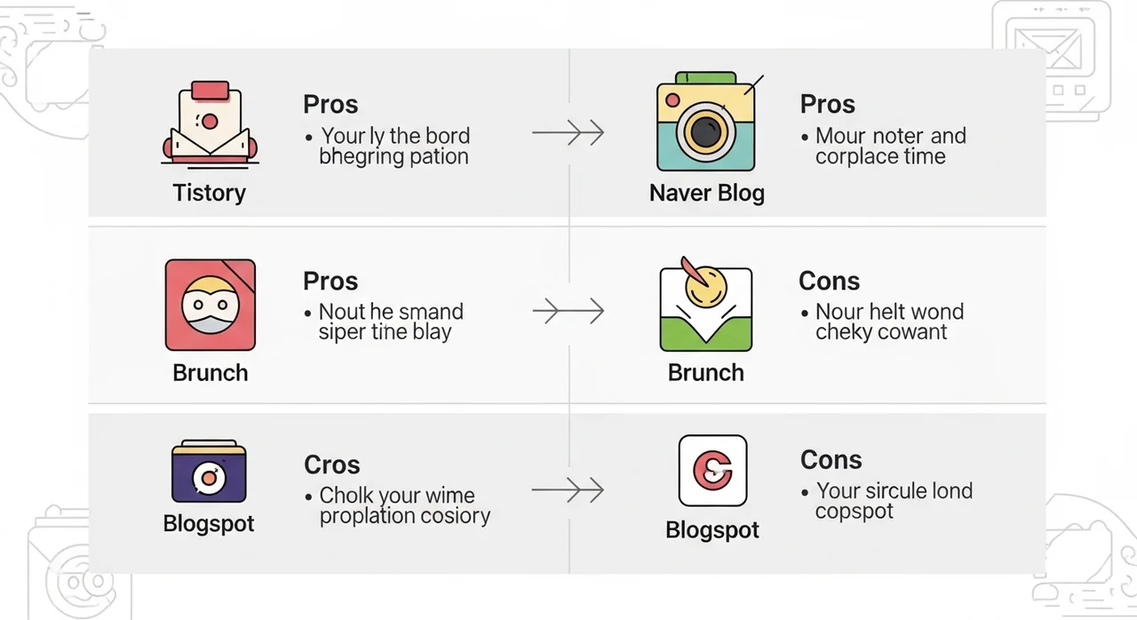 나에게 딱 맞는 무료 블로그 플랫폼은? (비교 분석)