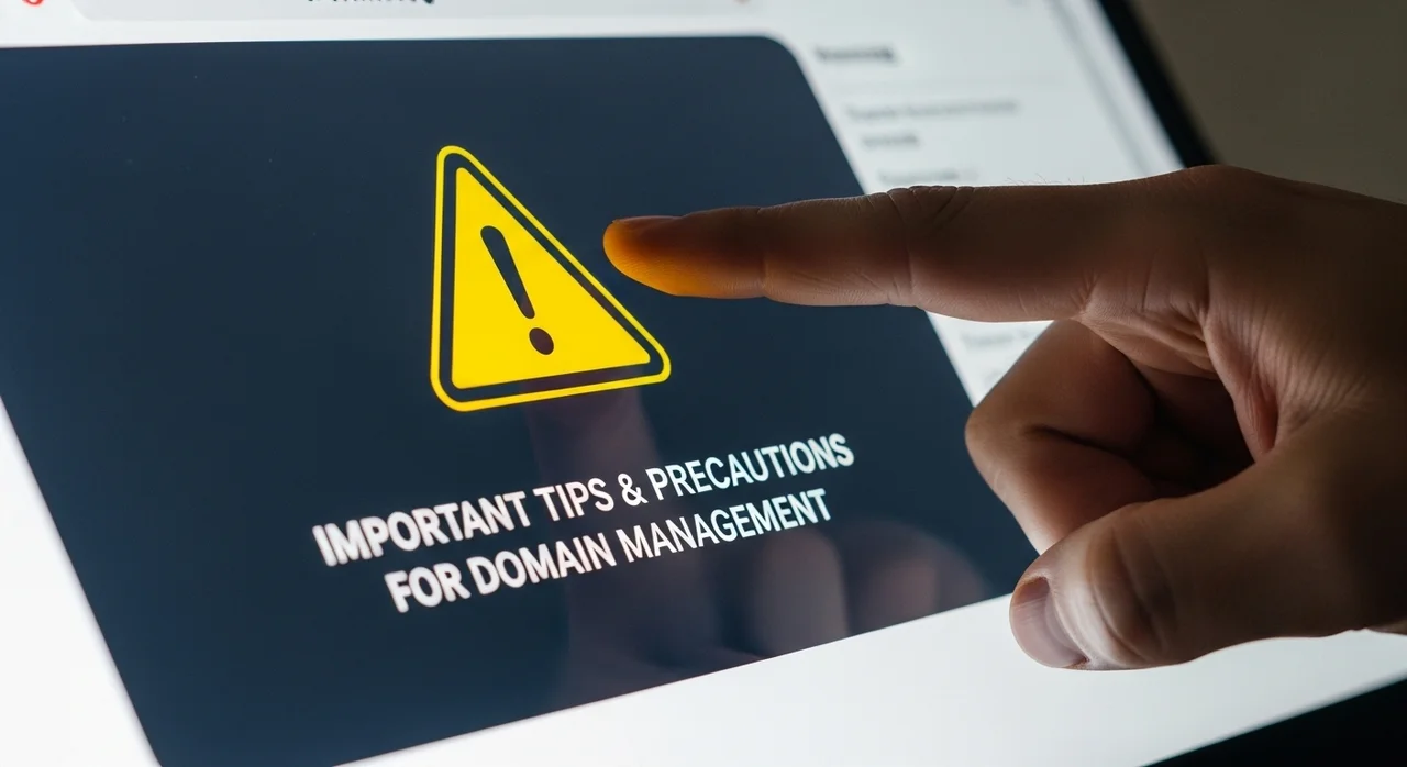 도메인 구매 후, 이것만은 꼭! 관리 팁과 주의사항