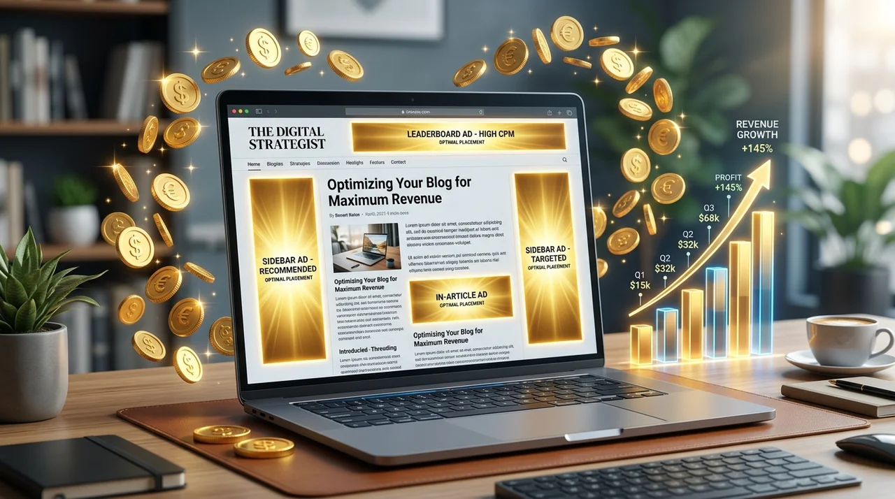 애드센스 광고 위치 최적화 팁: 수익 2배 높이는 황금 배치 전략 5가지