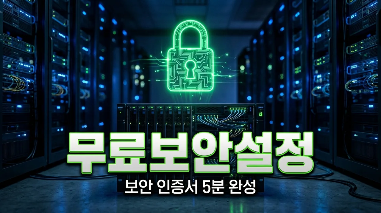 무료 SSL 인증서 적용 방법: 5분 만에 HTTPS 보안 설정 끝내기