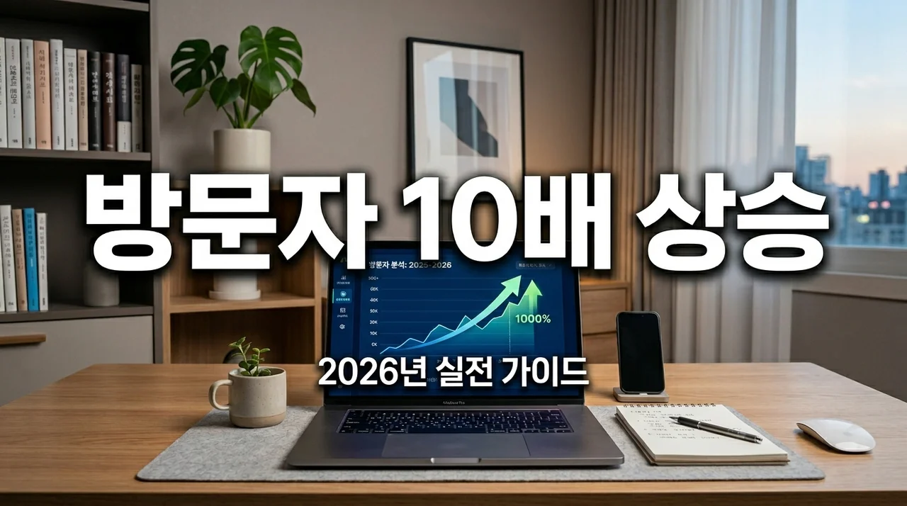 블로그 방문자 늘리는 현실적 방법 7가지 | 2026년 최신 가이드