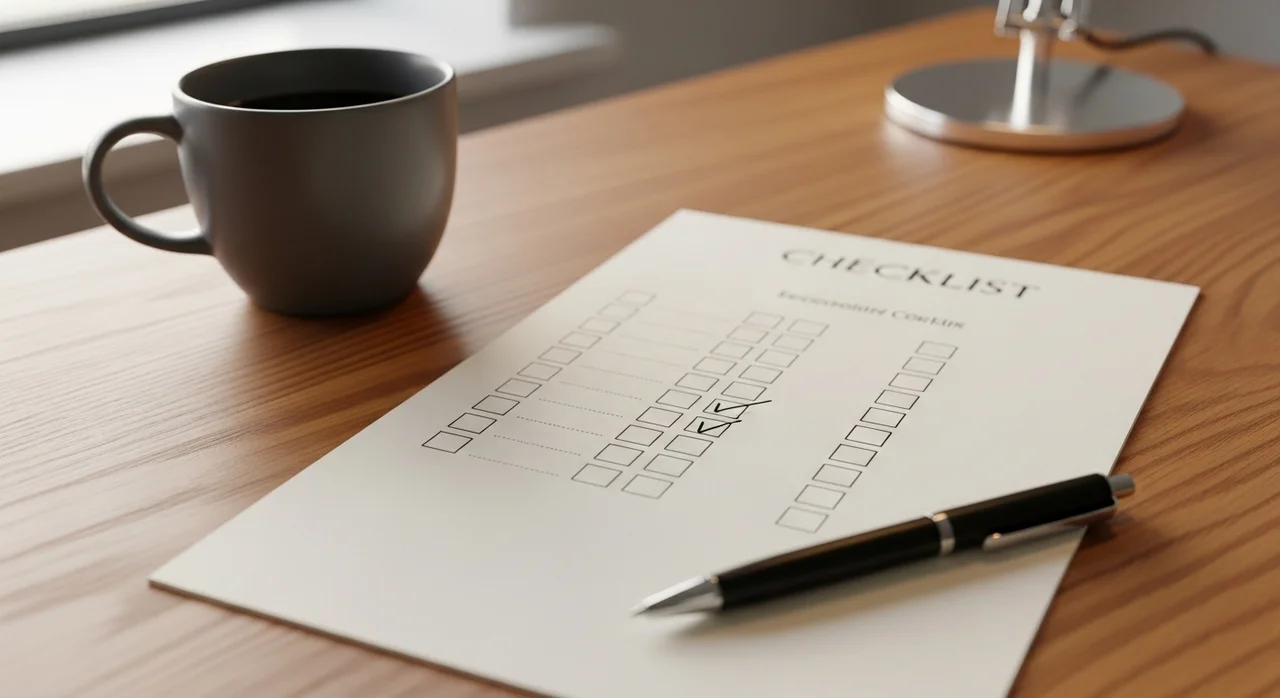 성공적인 제작을 위한 준비물 체크리스트