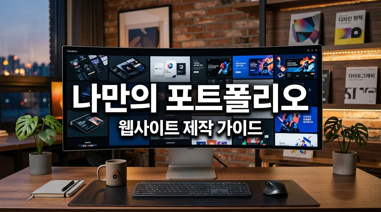 개인 웹사이트 포트폴리오 만들기: 2026년 필수 제작 도구 및 가이드