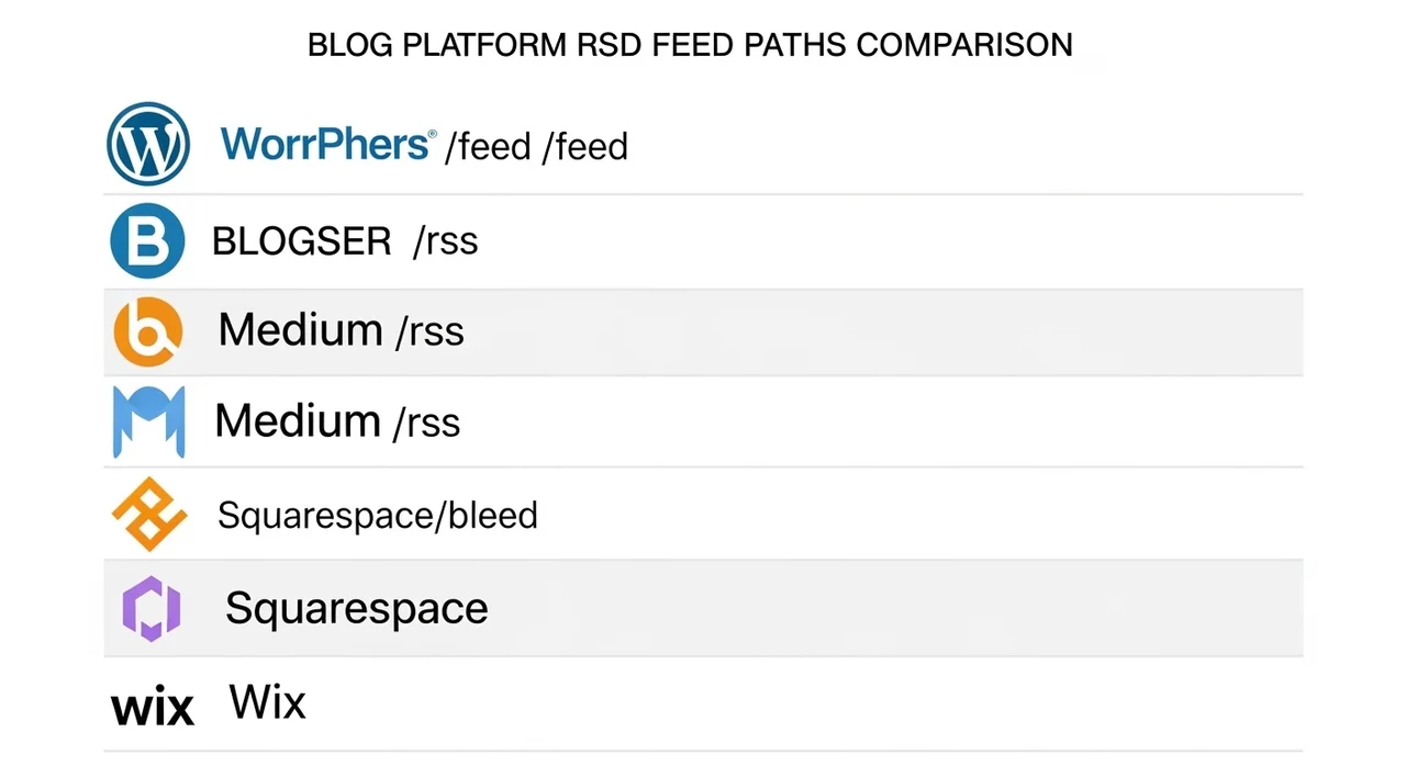 주요 플랫폼별 RSS 피드 주소 확인하는 방법