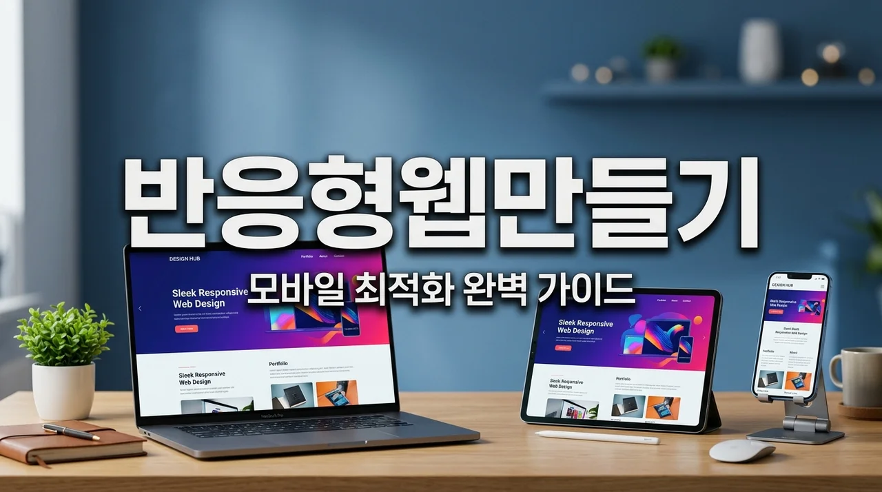 모바일 반응형 웹사이트 만들기: 실패 없는 5단계 제작 가이드