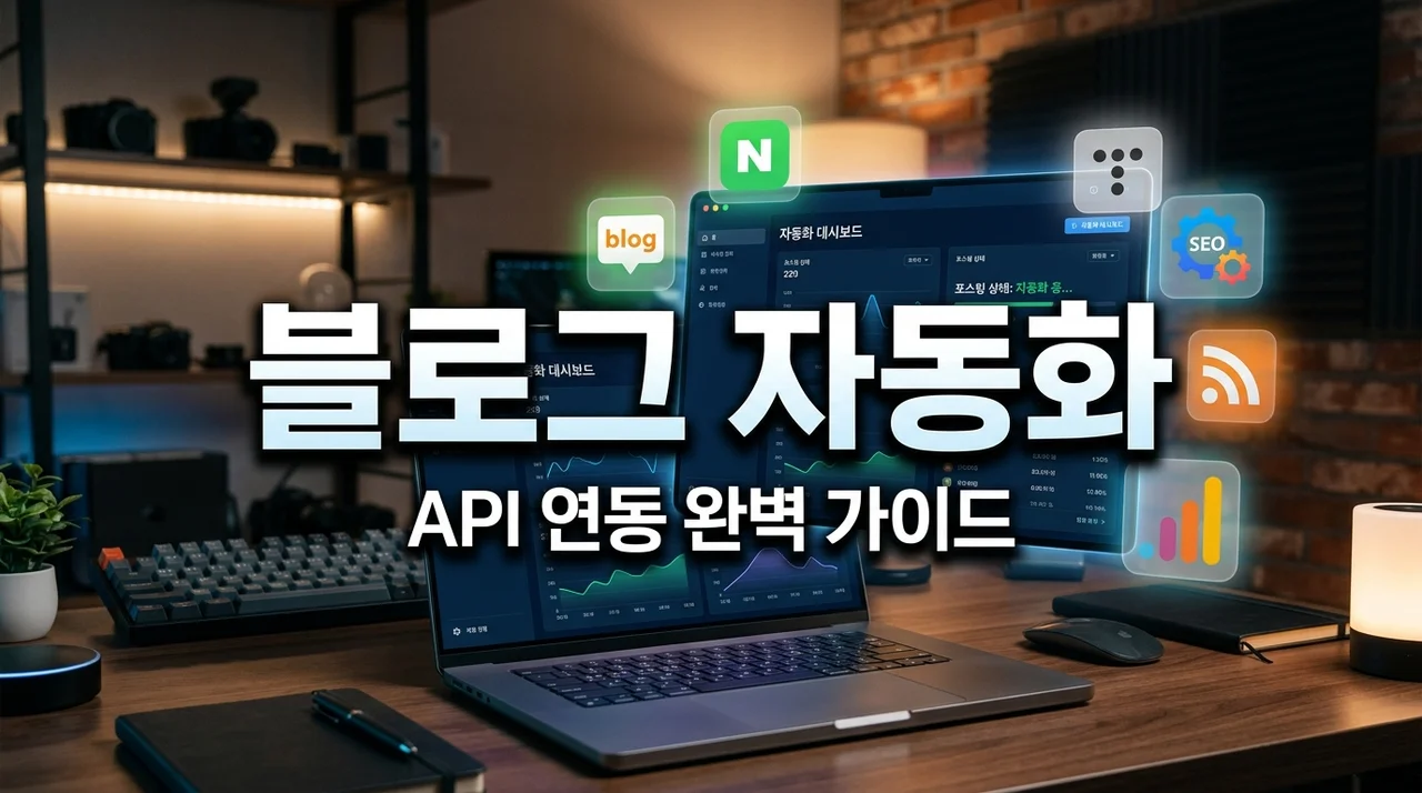 블로그 자동 발행 API 연동 가이드: 포스팅 시간 90% 단축 비결