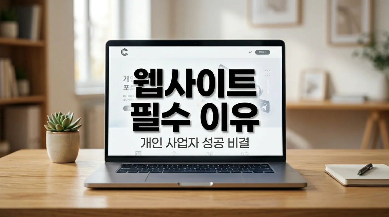개인 사업자 웹사이트 필수인 이유 5가지! 내 사업의 신뢰를 결정합니다