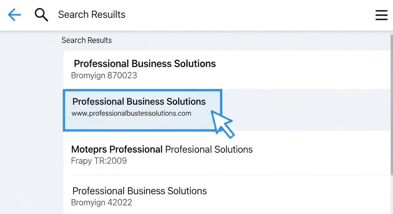 첫 번째 이유: 고객의 신뢰는 검색 결과에서 시작됩니다