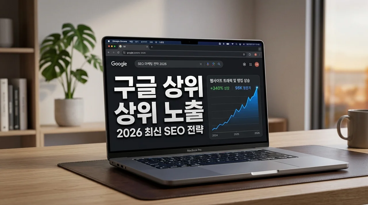 구글 검색 상위 노출 방법 5가지 | 2026 최신 SEO 전략 가이드