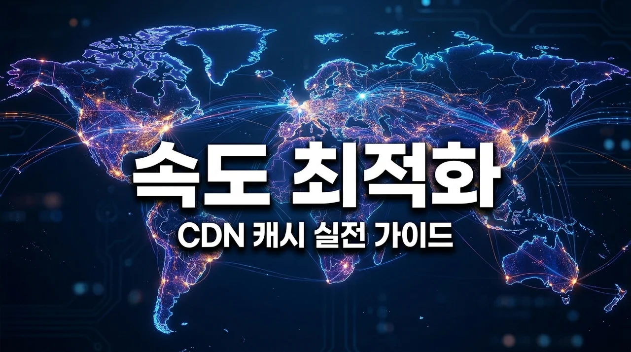 CDN 캐시 블로그 속도 최적화 방법! 로딩 속도 2배 높이는 실전 팁