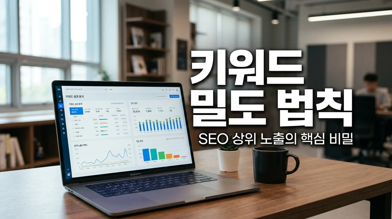 키워드 밀도 몇 퍼센트가 적당한가? SEO 상위 노출의 황금 비율