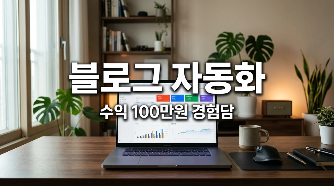자동화 블로그 운영 경험담 | 월 100만 원 수익 달성한 비결과 꿀팁