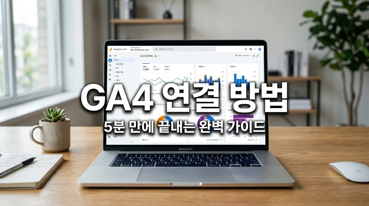 구글 애널리틱스 블로그 연결 방법: GA4 등록부터 설정까지 완벽 가이드
