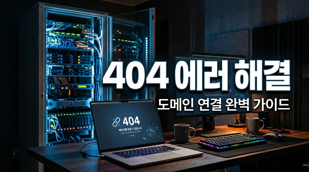 도메인 연결 후 404 에러 10분 만에 해결하는 5가지 방법
