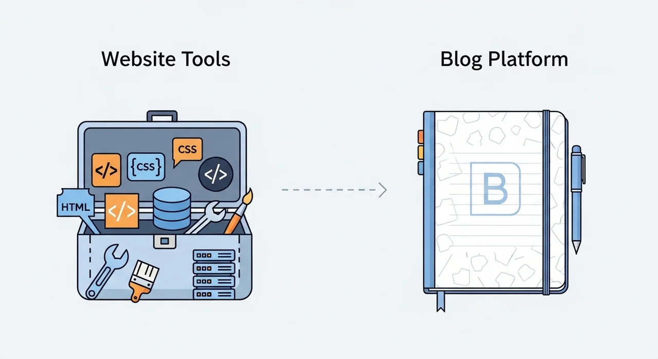 한눈에 비교하는 웹사이트 vs 블로그 차이점