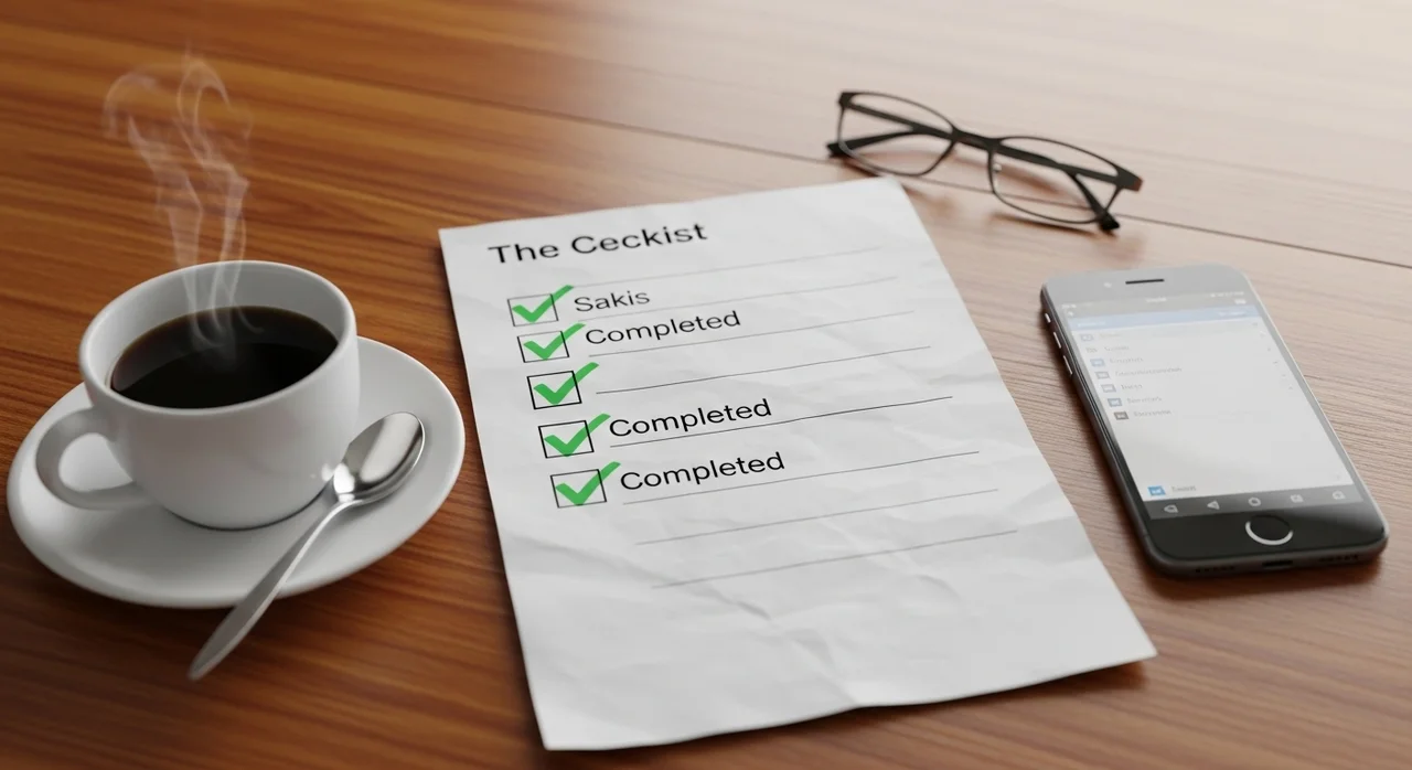 시작 전 필수 체크리스트