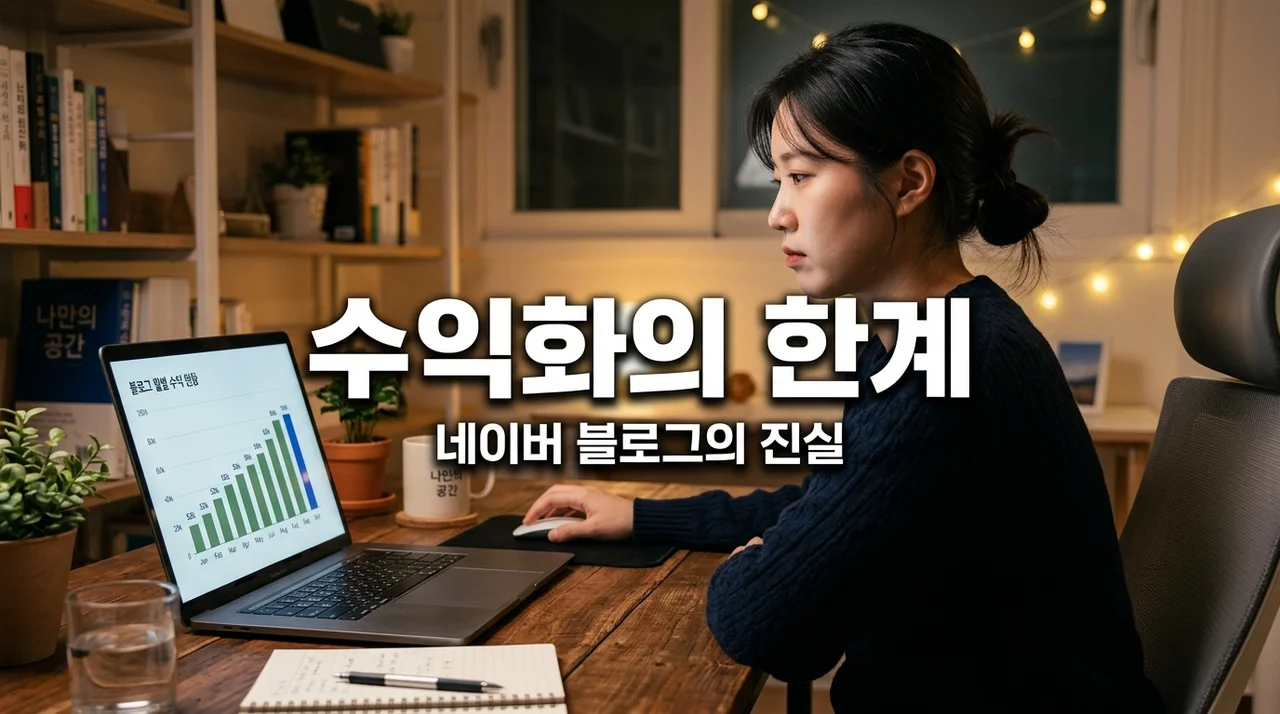 네이버 블로그 수익화 한계점 3가지와 수익 극대화 탈출 전략