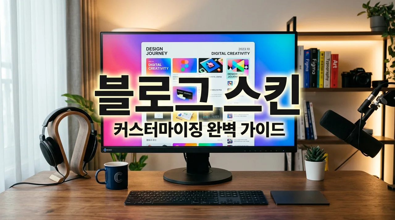 블로그 스킨 커스터마이징 방법 5가지와 홈페이지형 제작 꿀팁