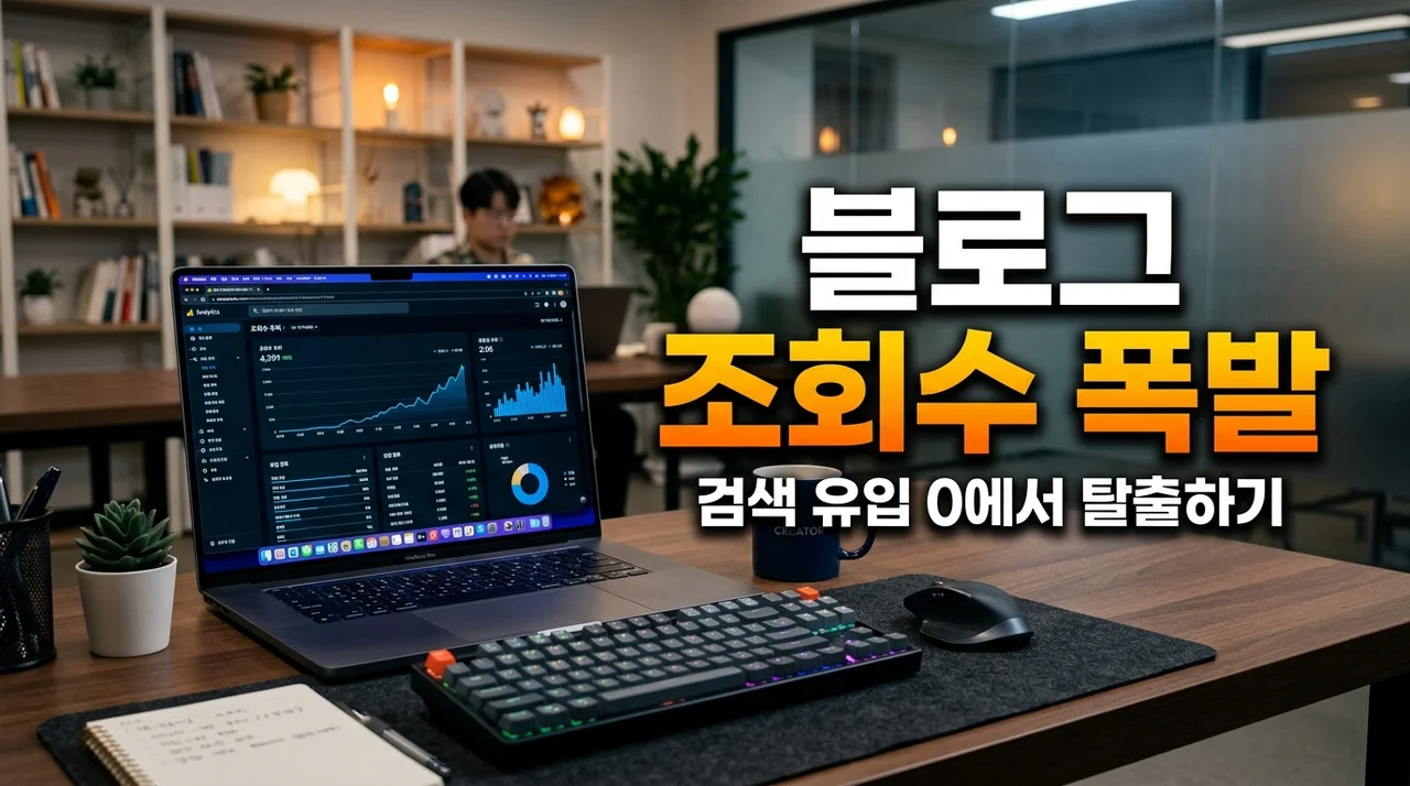 검색 유입 없는 블로그 살리는 법: 조회수 0에서 탈출하는 SEO 전략