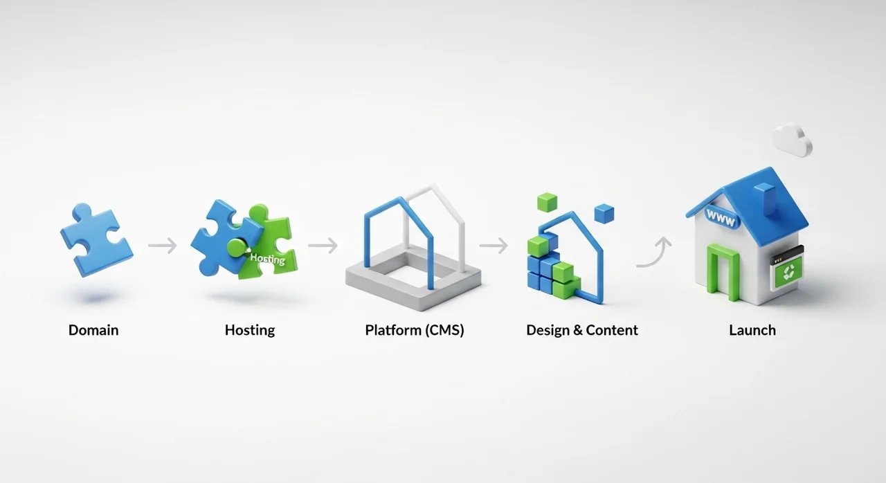 수익형 웹사이트 제작 5단계 프로세스