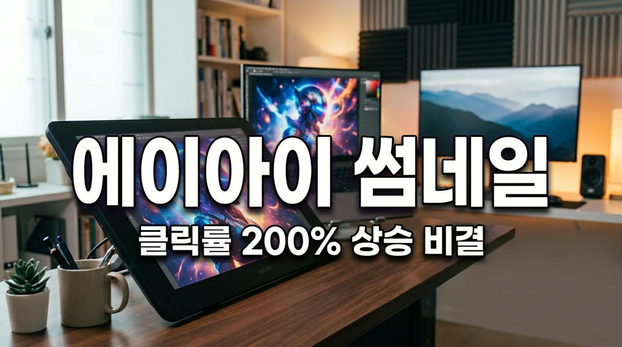 AI 썸네일 생성 블로그 적용 가이드: 5분 만에 클릭률 높이는 법