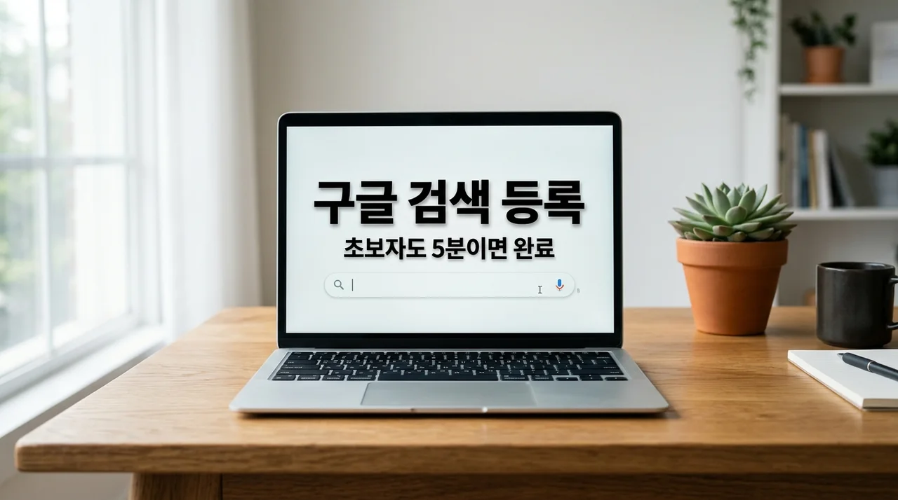 개인 웹사이트 구글 검색 등록 방법 5단계: 노출 안 됨 완벽 해결