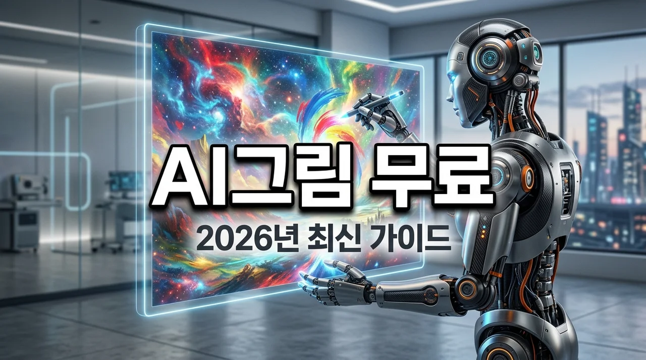 AI그림무료 사이트 추천 TOP 5! 2026년 최신 생성 방법 총정리