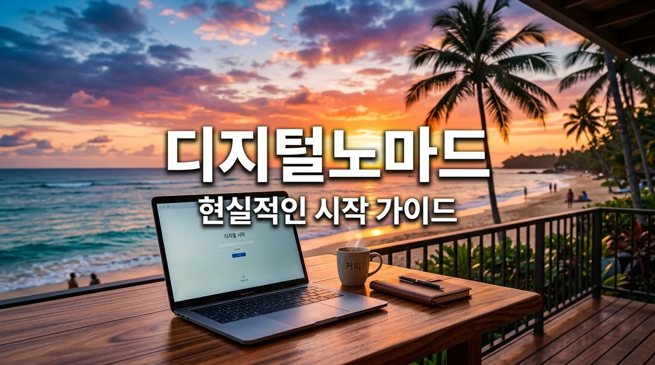 디지털노마드 현실 가이드: 뜻, 직업 추천부터 수익 창출 팁까지 (2026 최신)