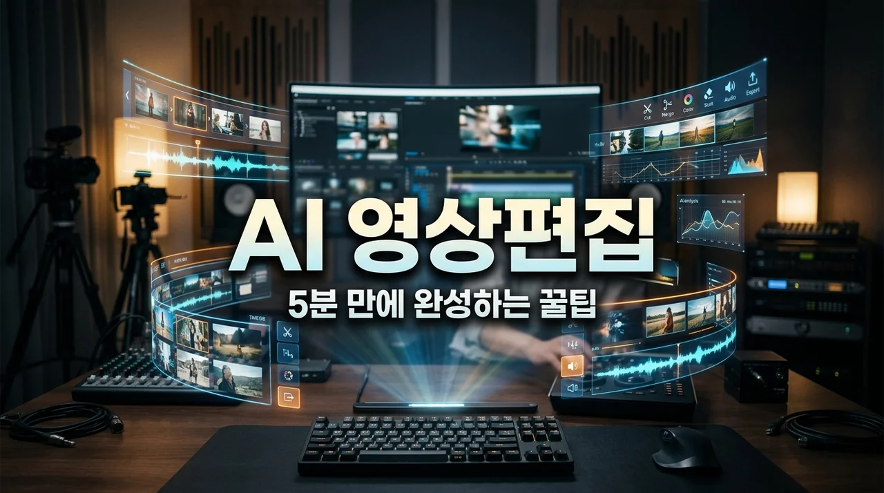 AI영상편집 추천 툴 TOP 5 및 자동 편집 방법 (2026 최신)