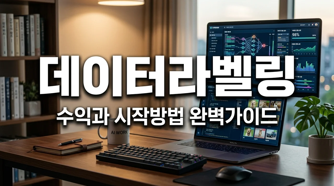 데이터라벨링 수익 현실과 자격증 취득방법 부업 시작 가이드