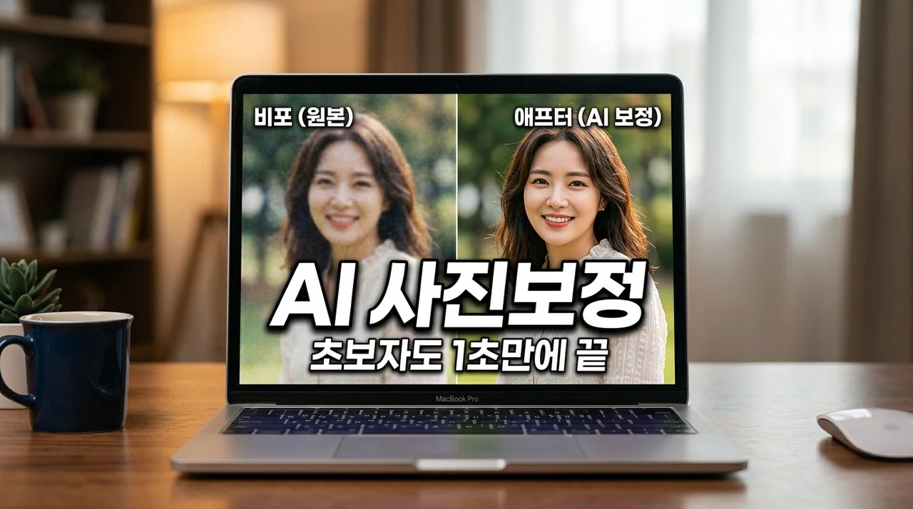 AI 사진 보정 추천 TOP 3와 흐린 사진 선명하게 만드는 법 총정리