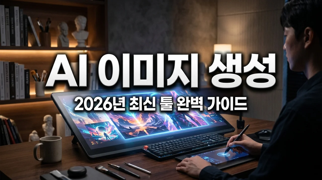AI이미지생성 초보 가이드: 2026년 인기 툴 TOP 3 및 무료 사용법