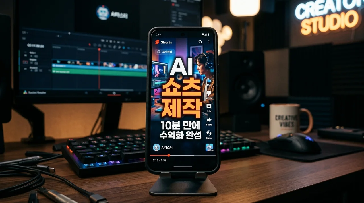 AI 유튜브 쇼츠 만들기: 10분 만에 조회수 폭발시키는 제작 툴과 비결