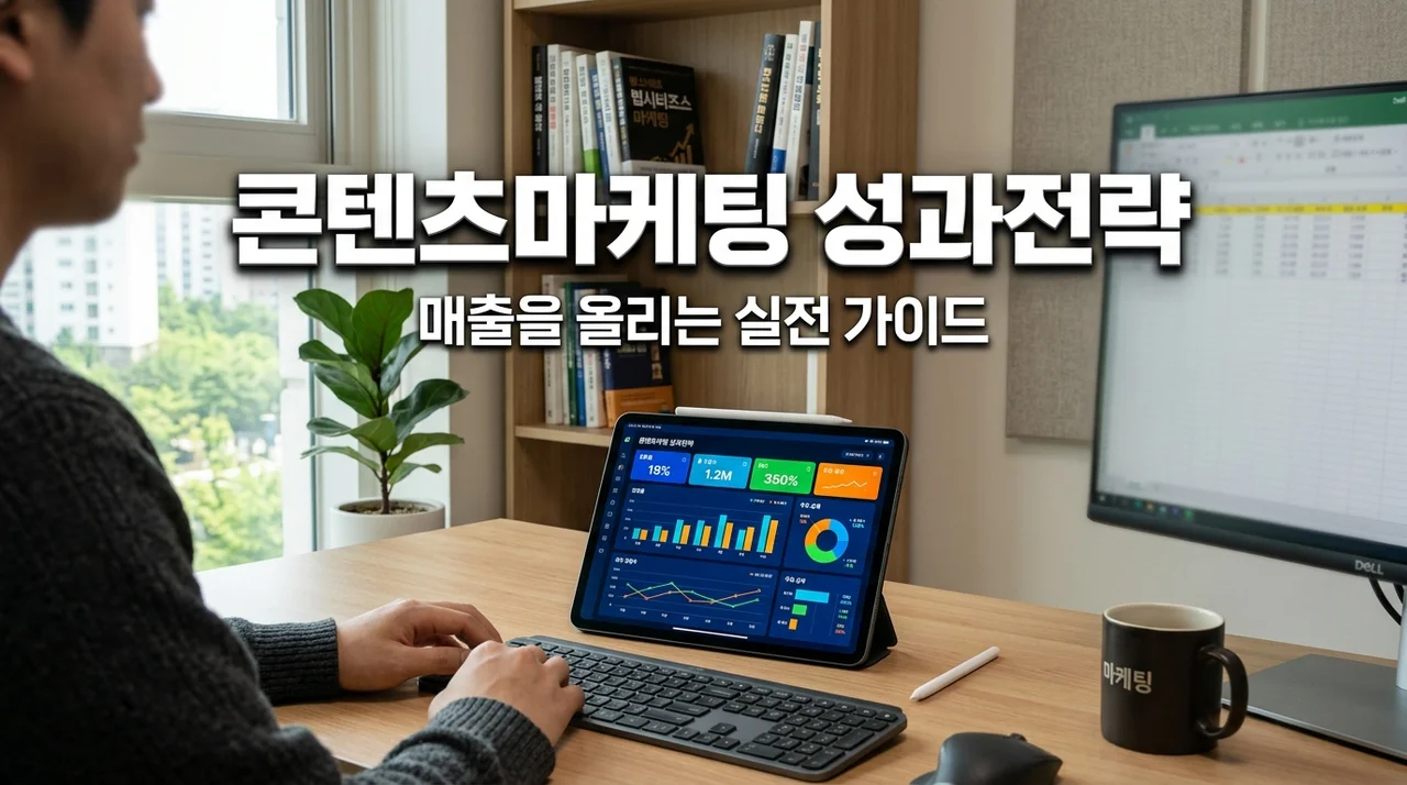 콘텐츠마케팅 성공 전략: 매출 2배 올리는 실전 가이드 (2026)