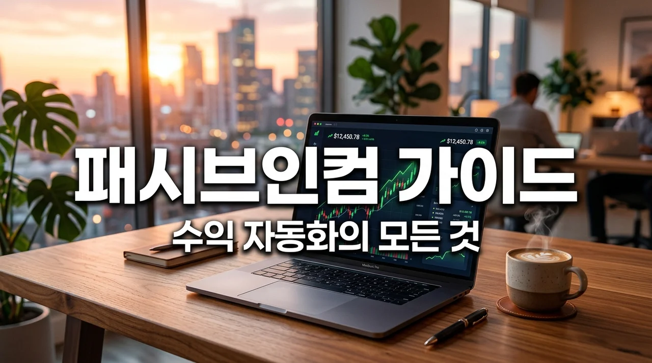패시브인컴 종류 5가지와 수익 자동화 만드는 현실적인 방법 (2026 최신판)
