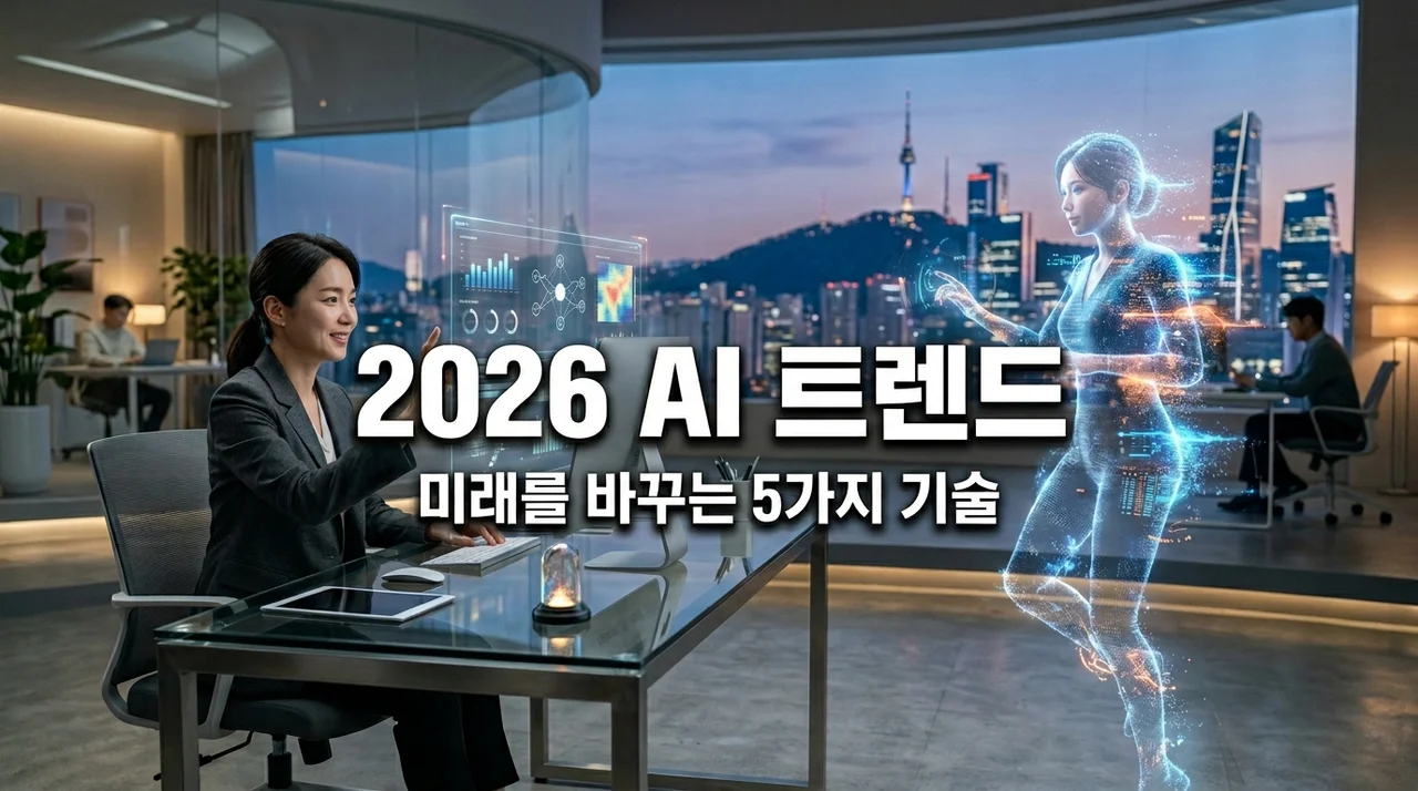 AI 트렌드 2026: 지금 모르면 뒤처지는 핵심 변화 5가지와 활용 팁