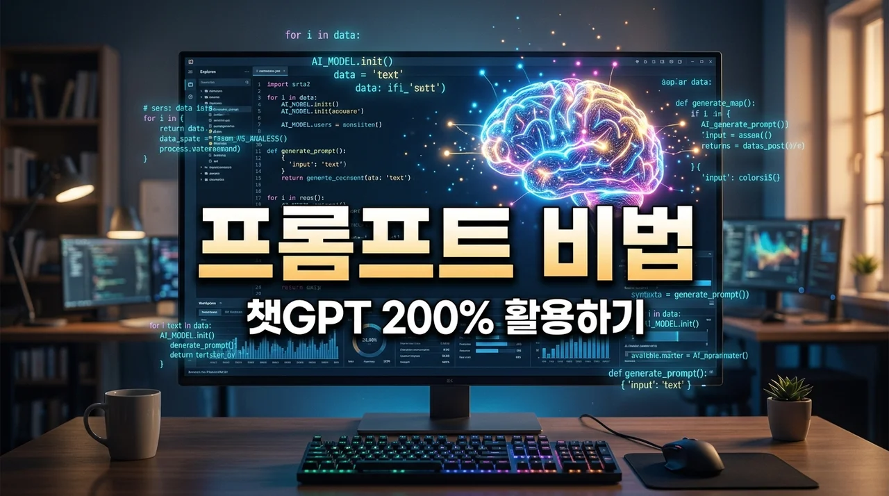 챗GPT프롬프트 작성법 5단계! 업무 효율 200% 높이는 실전 예시