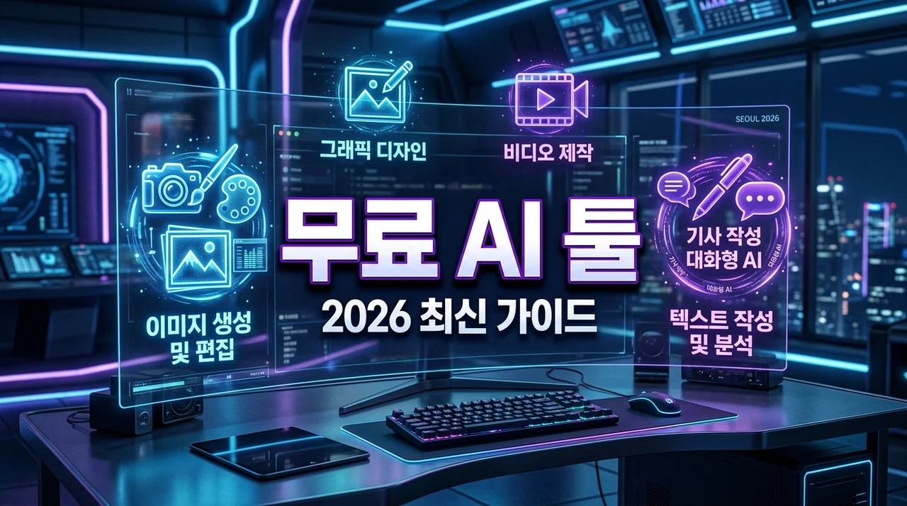 무료AI툴 추천 Best 5! 2026년 업무 효율 200% 높이는 활용법