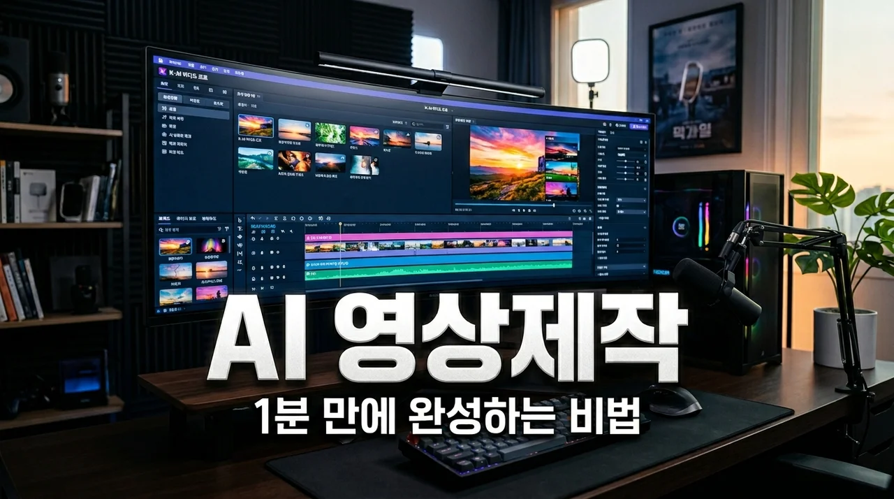 AI영상제작, 1분 만에 고퀄리티 영상 만드는 꿀팁과 추천 툴 Top 3
