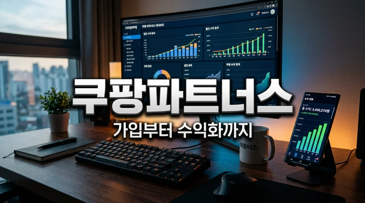 쿠팡파트너스 하는법: 가입부터 승인 조건 수익화 꿀팁 총정리
