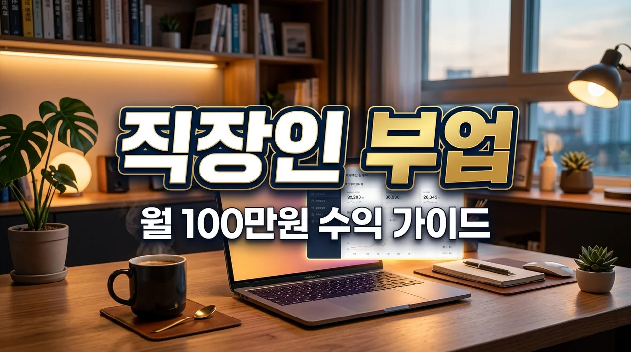직장인 온라인 부업 추천 BEST 5! 월 100만 원 수익과 안 걸리는 법