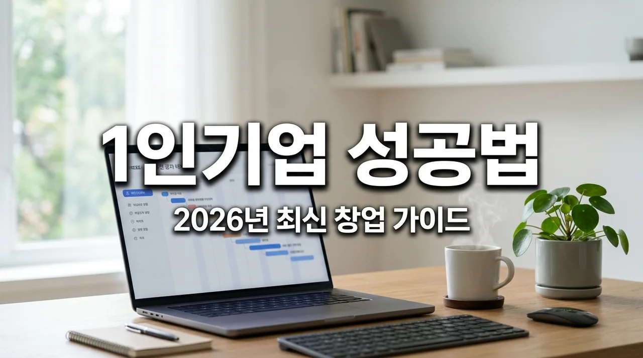 1인 기업 시작 가이드: 2026년 정부 지원금부터 AI 자동화 전략까지