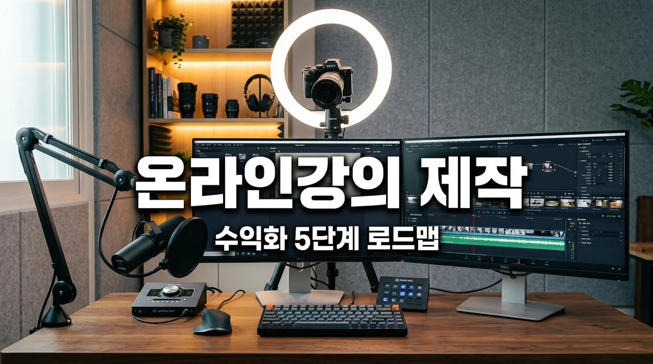 온라인강의제작 시작 가이드: 0원으로 지식 창업 수익화하는 법