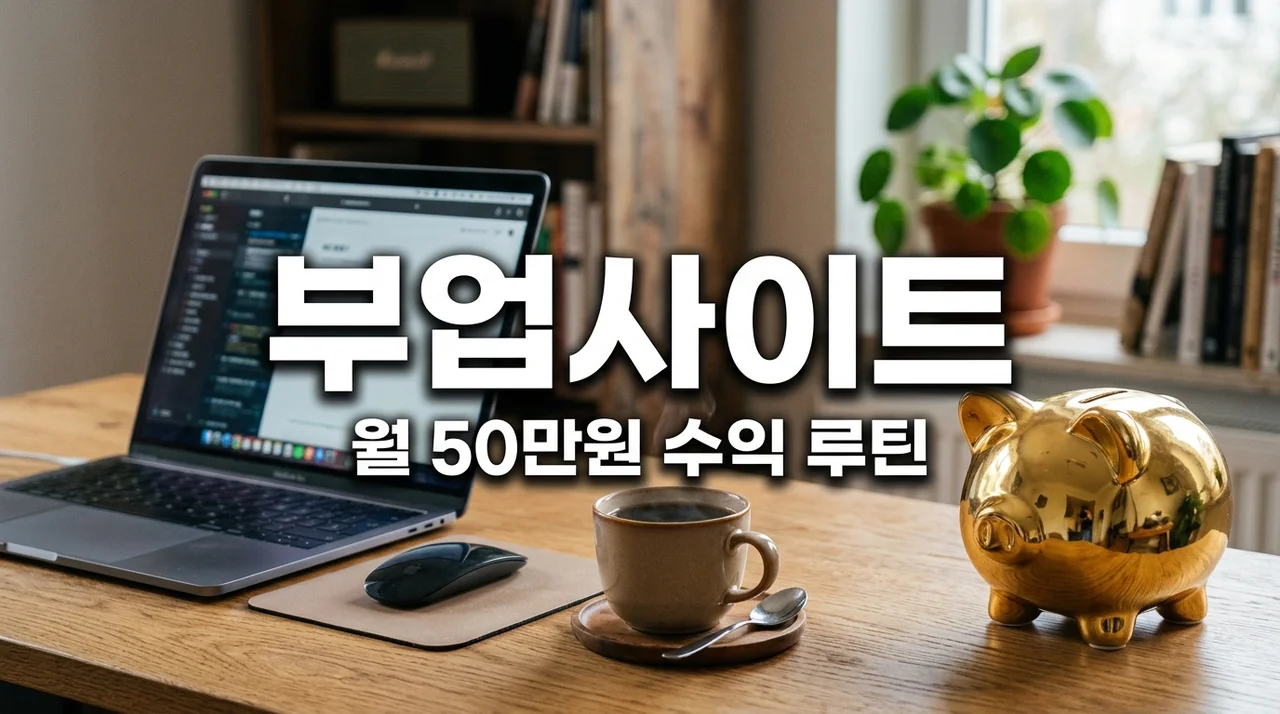 부업사이트 추천 TOP 5 | 재택 부업으로 월 50만원 버는 현실적인 방법