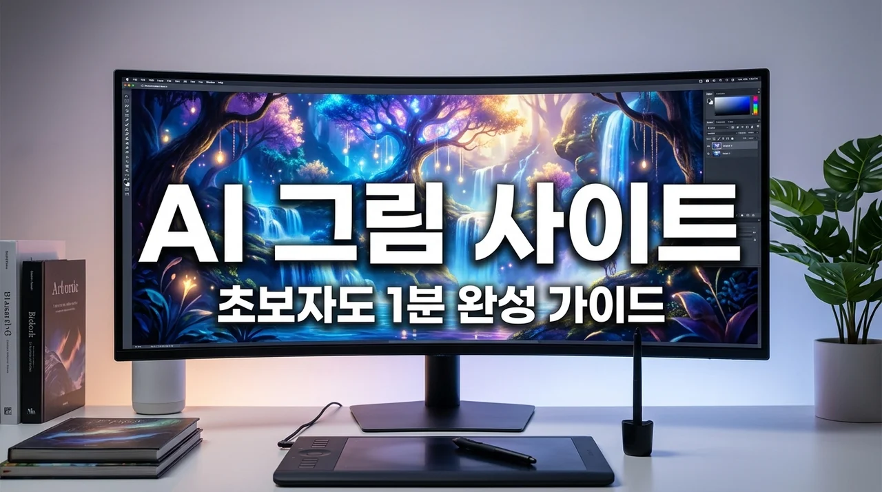 AI그림사이트 추천 TOP 5! 초보자도 1분 만에 고퀄리티 생성 방법
