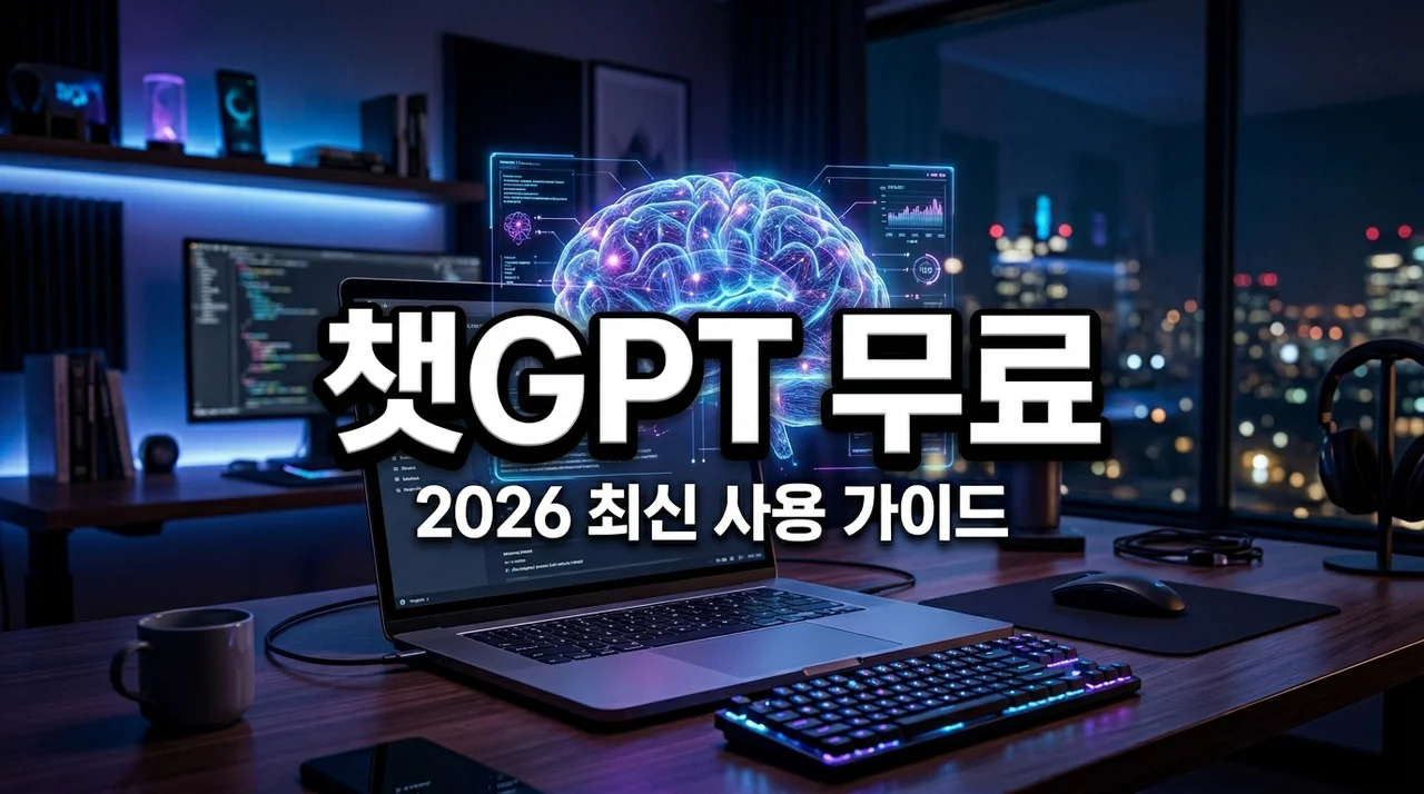챗GPT무료 사용법 2026 최신판: 유료와 차이점 및 200% 활용 꿀팁
