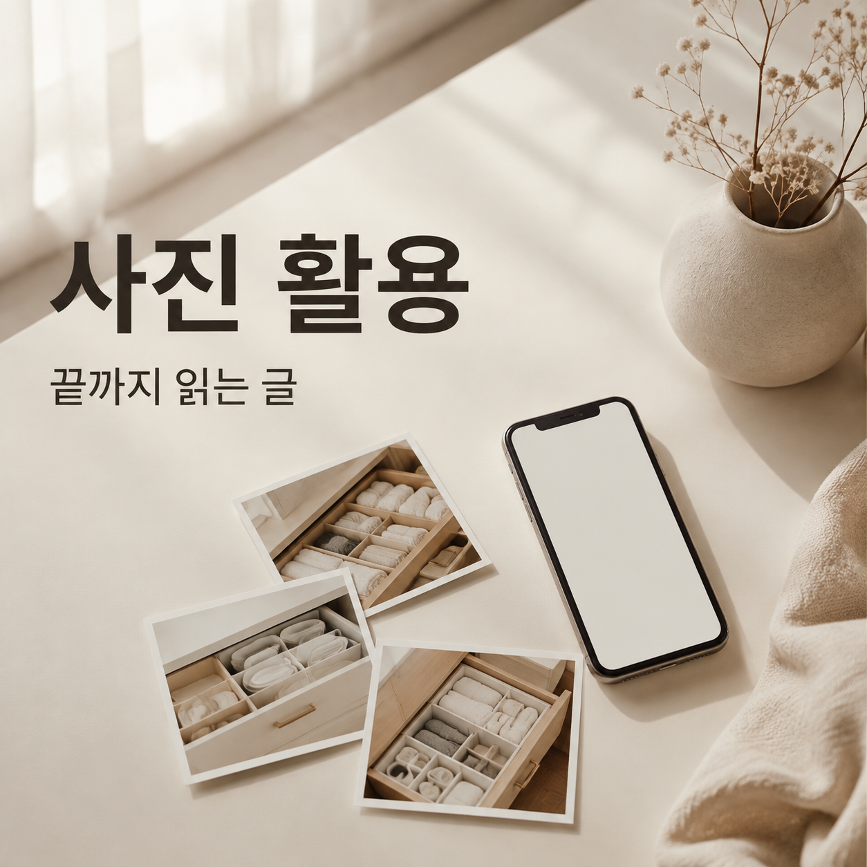 실사 사진 블로그 활용법: 독자가 끝까지 읽는 사진 구성 7단계
