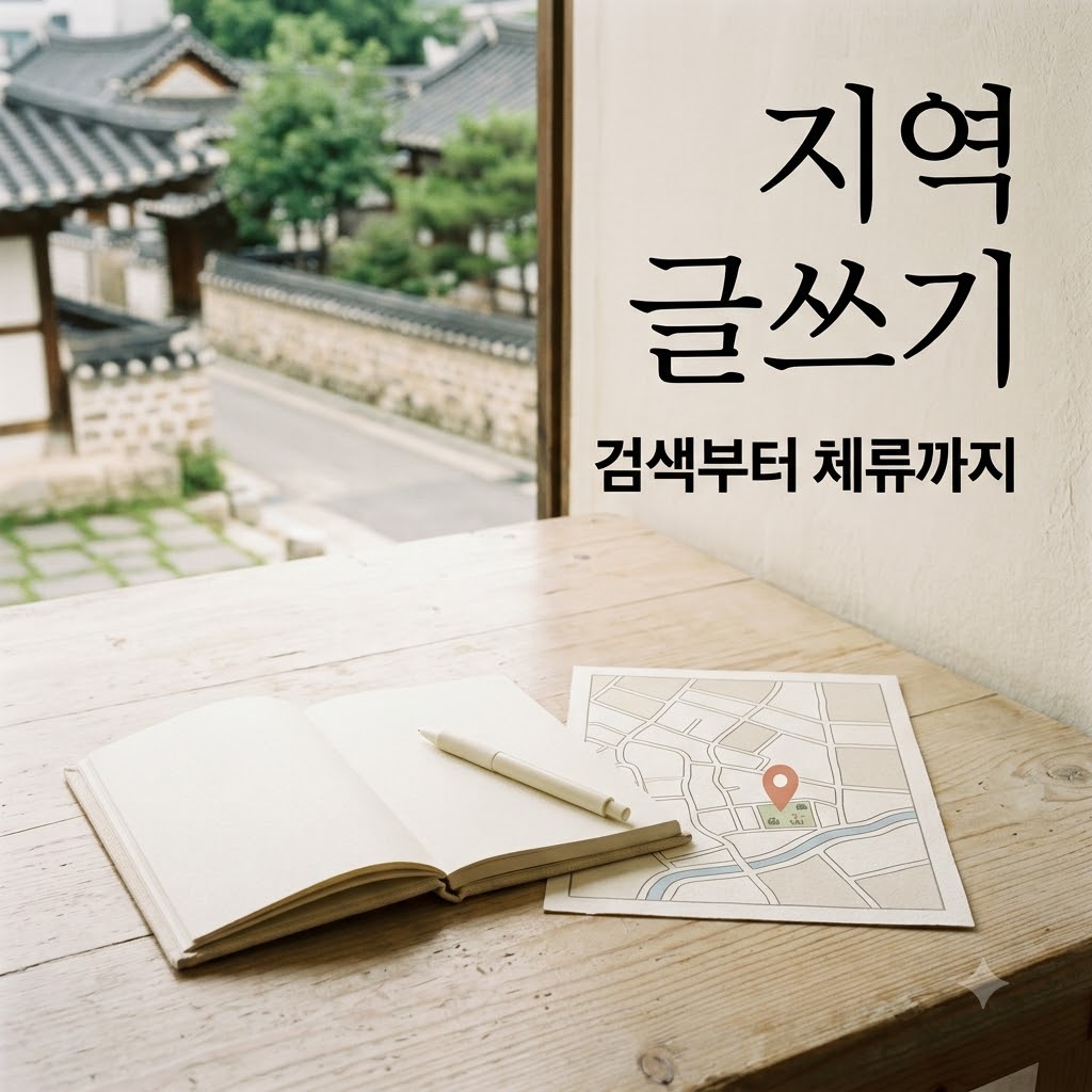 지역 키워드 블로그 글쓰기, 검색 유입과 체류를 돕는 7단계