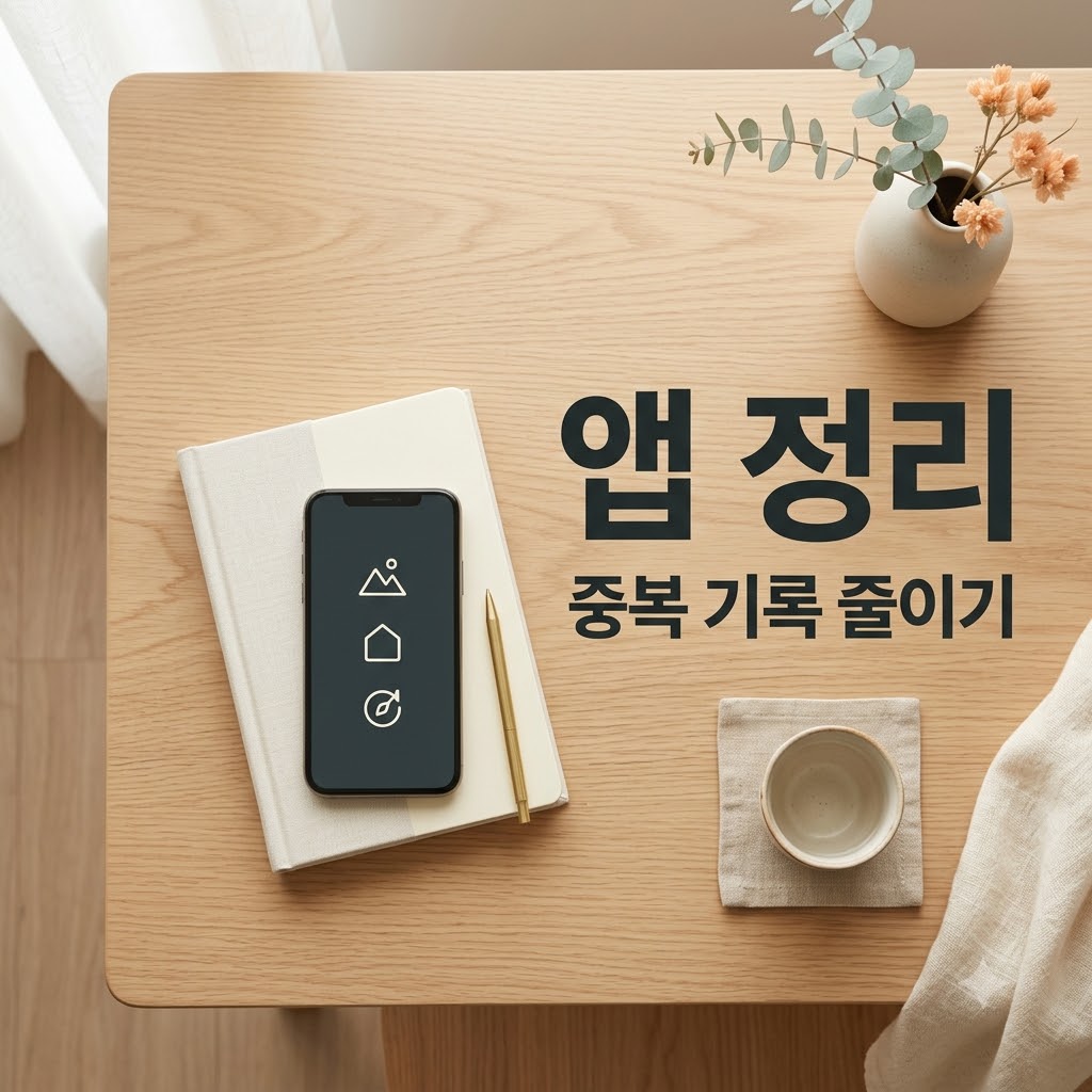생산성 앱 정리, 중복 기록 줄이는 7단계 실전 가이드