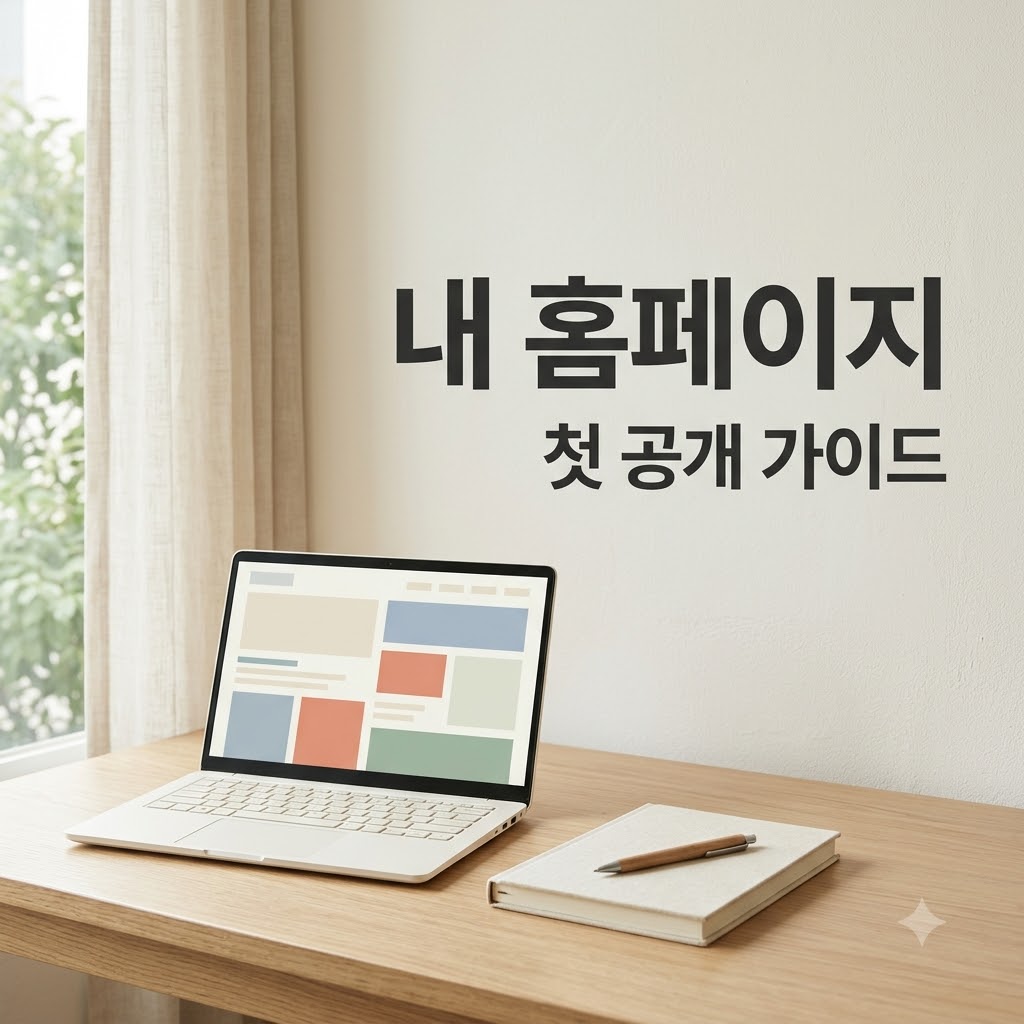 개인 홈페이지 만들기, 초보도 따라 하는 7단계 공개 가이드